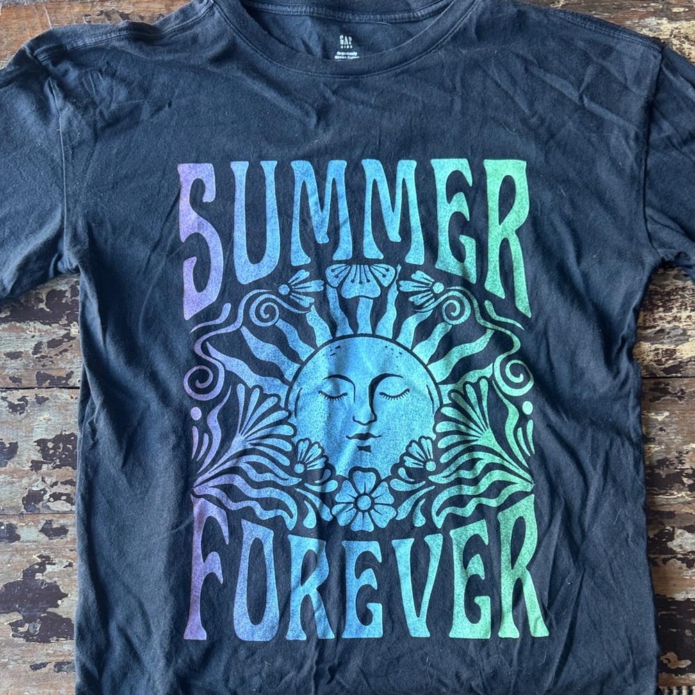 GAP Black Organic Cotton T-Shirt